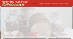 Desktop Screenshot of fleischerei-hildebrandt.net